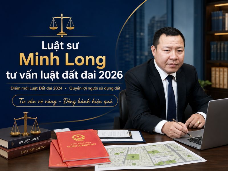 Luật sư Minh Long tư vấn luật đất đai 2026