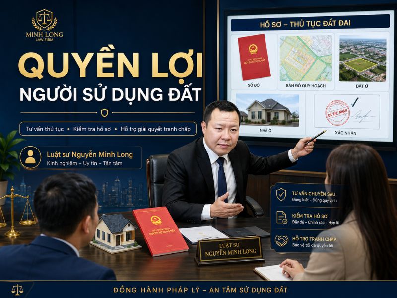 Luật sư Minh Long tư vấn luật đất đai 2026