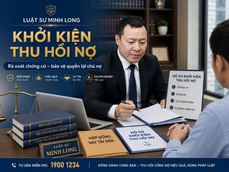 Luật sư Minh Long xử lý nợ khó đòi