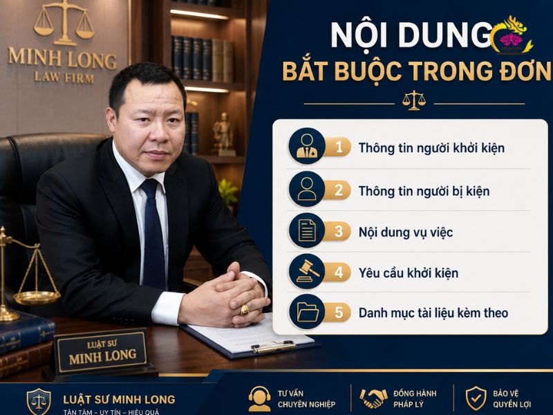 Mẫu đơn khởi kiện chuẩn